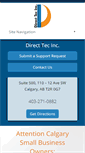 Mobile Screenshot of directtec.ca